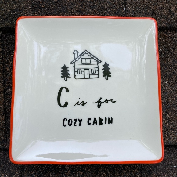 Indigo dishes. Cozy Cabin. Set of 4. NWT! - Picture 3 of 5
